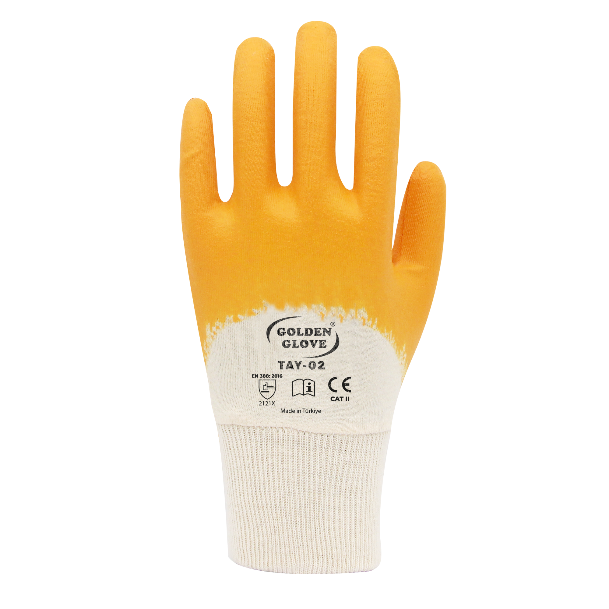 GOLDEN GLOVE TAY-02 NİTRİL ELDİVEN SARI NO:9