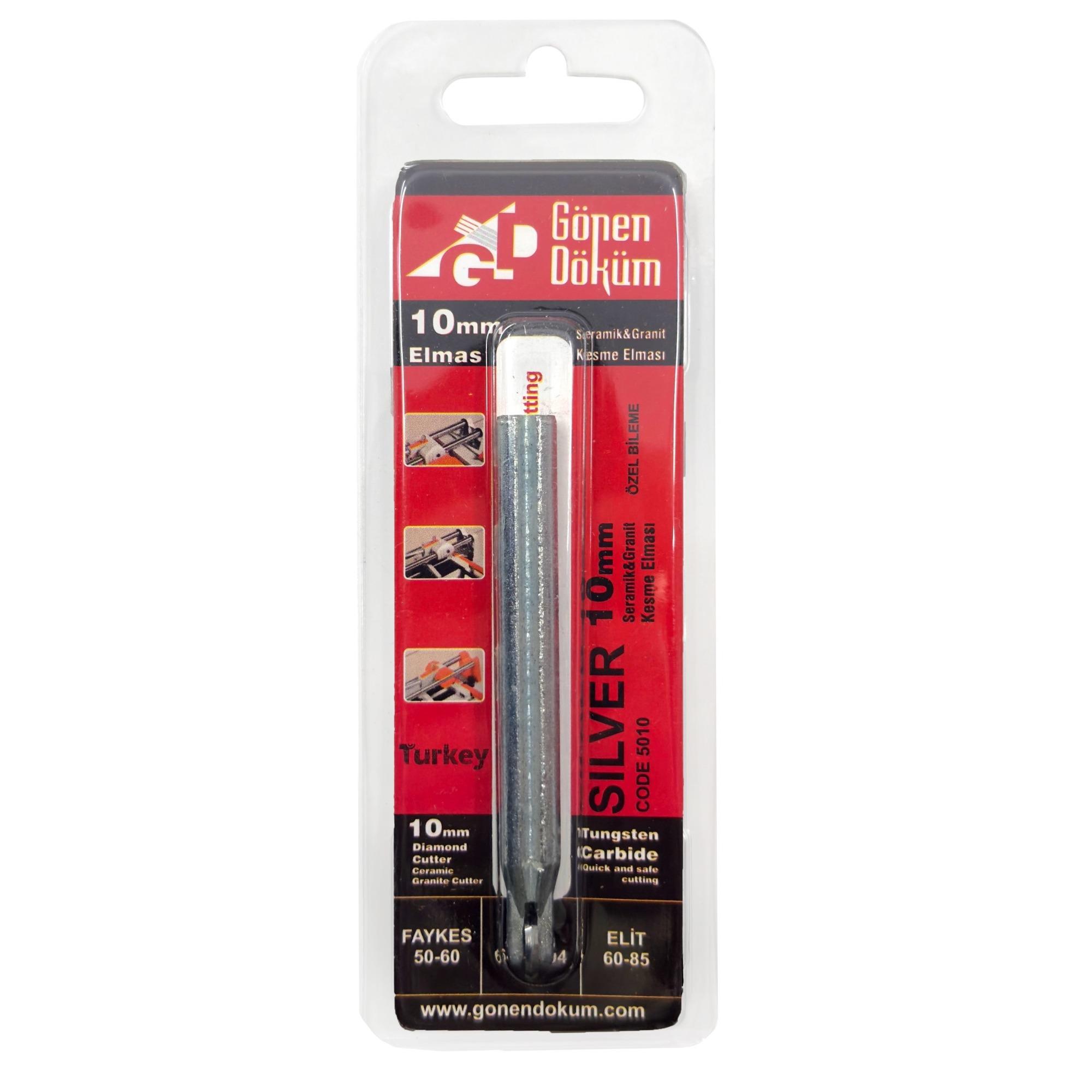 GÖNEN DÖKÜM SİLVER ELMAS KESME YEDEĞİ 10 MM 5010