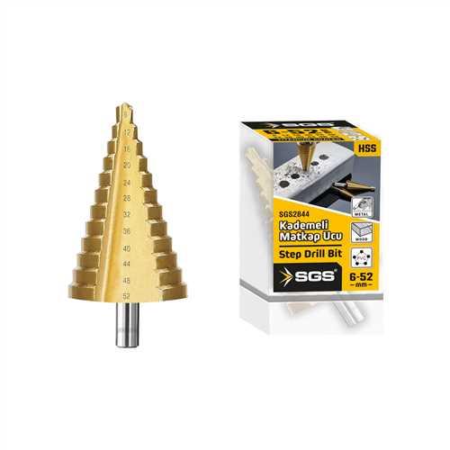 HSS KADEMELİ MATKAP UCU 6-52 MM