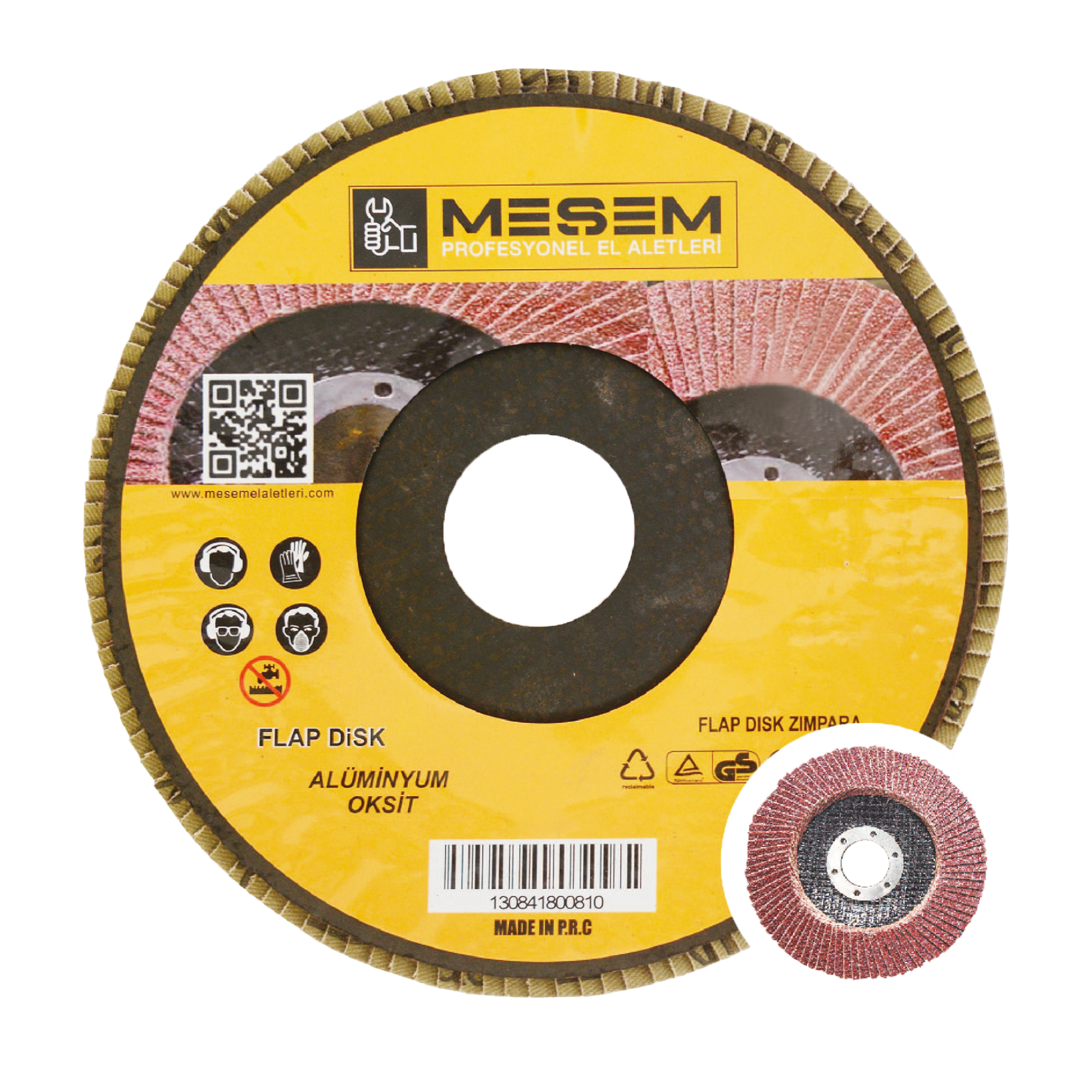 MEŞEM FLAP DİSK ZIMPARA A.O 115x22 P60 KOD:221