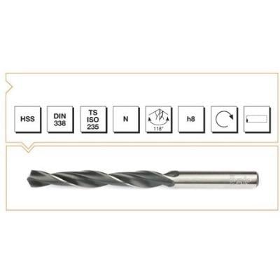 MTE HSS KISA TAŞLANMIŞ MATKAP UCU DIN 338 13.5 MM