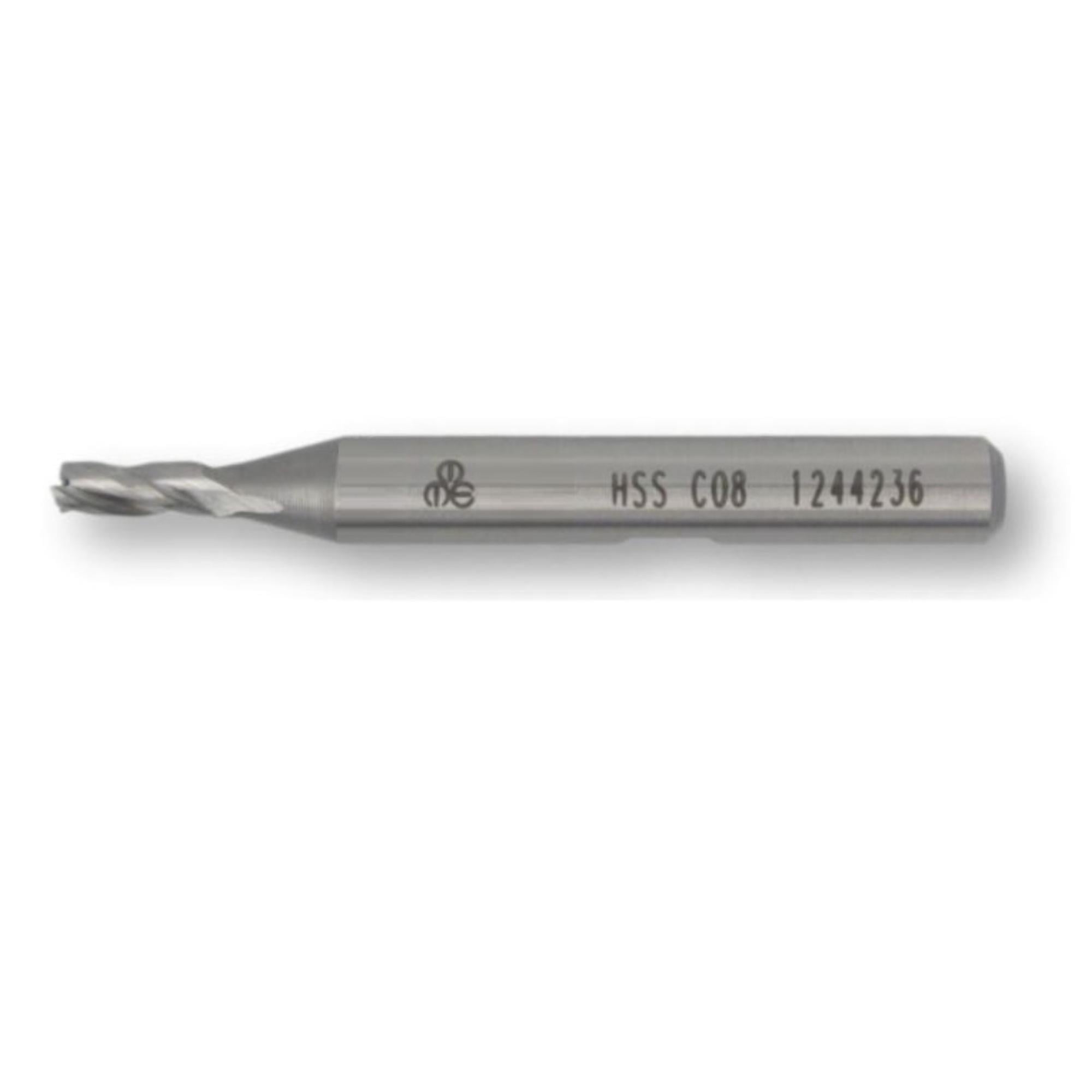 MTE HSSE SİLİNDİRİK PARMAK FREZE KISA DIN844 8 MM