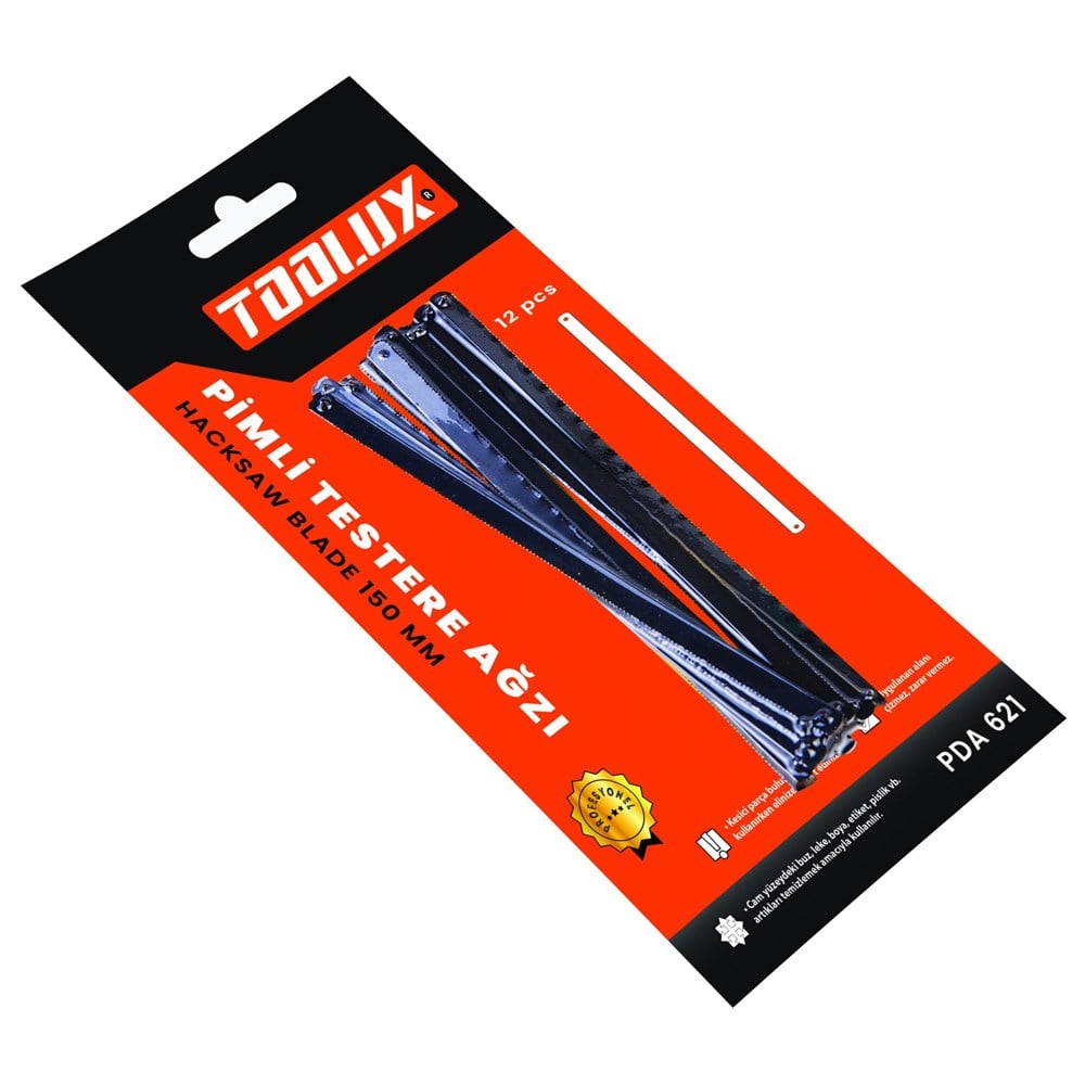 PİMLİ TESTERE AĞZI 12'Lİ PAKET (VAKUM)