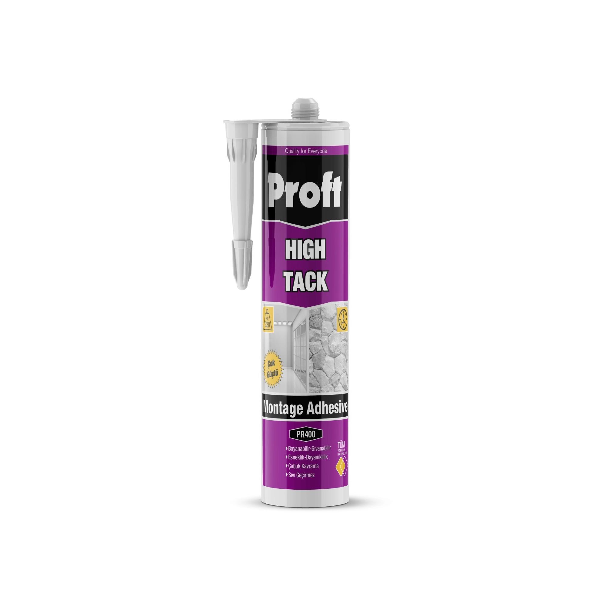 PROFT HIGH TACK -KORNİŞ YAPIŞTIRICI-(PR400) 290 ML