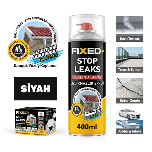 SIZDIRMAZLIK SPREYİ SİYAH 400 ML