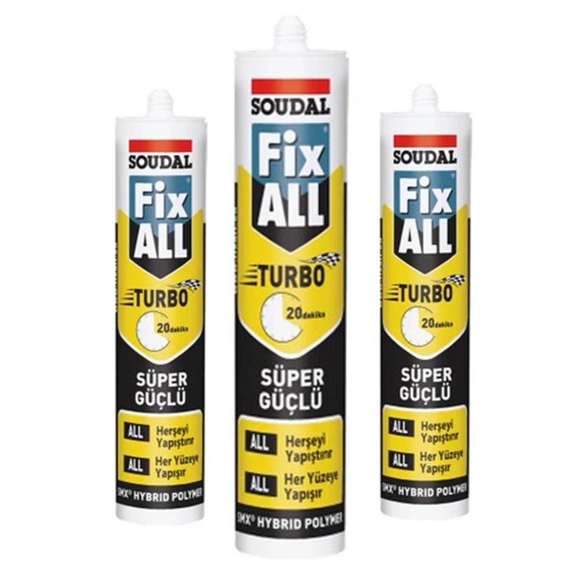 SOUDAL FİX ALL TURBO BEYAZ 290 ML (127961)