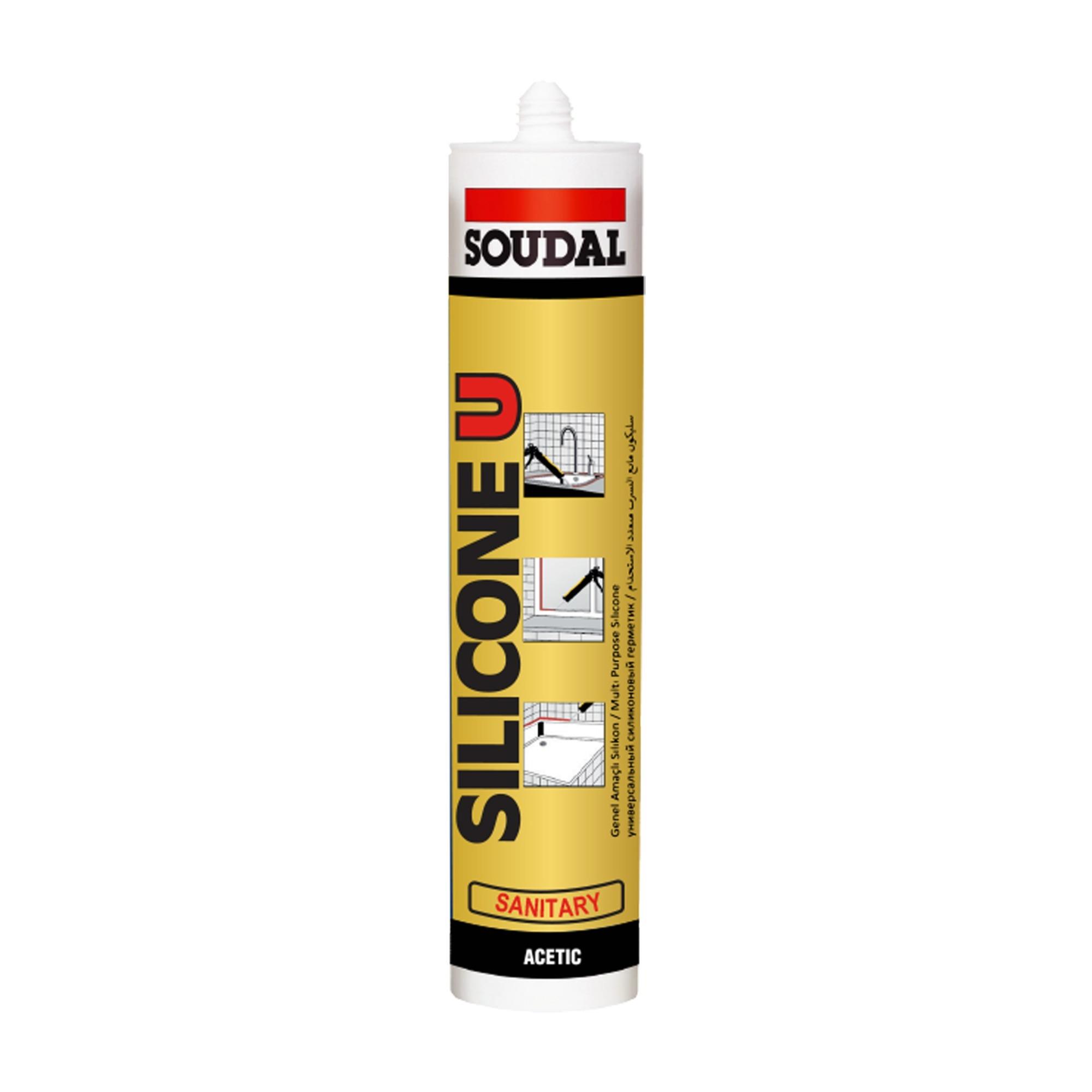 SOUDAL SİLİKON 280 GR BEYAZ