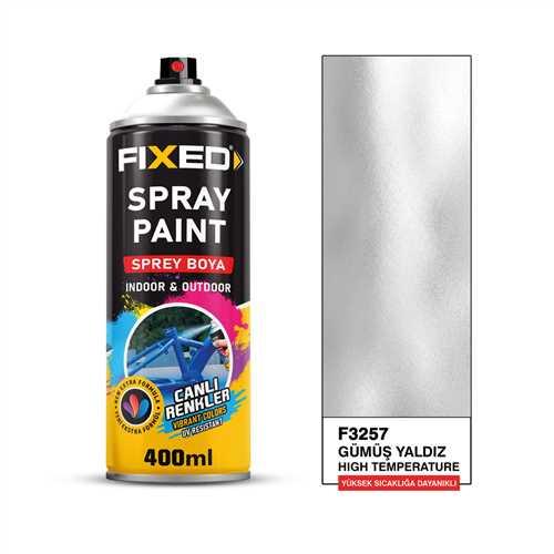 SPREY BOYA AKRİLİK - GÜMÜŞ YALDIZ YÜKSEK ISIYA DAYANIKLI 320 GR 400 ML
