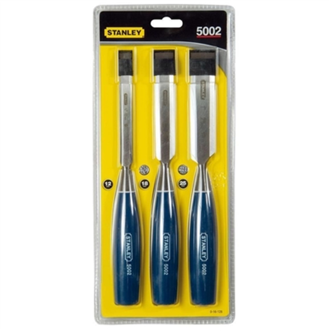 Stanley ST016128 3 Parça İskarpela Seti Klasik Mavi Seri