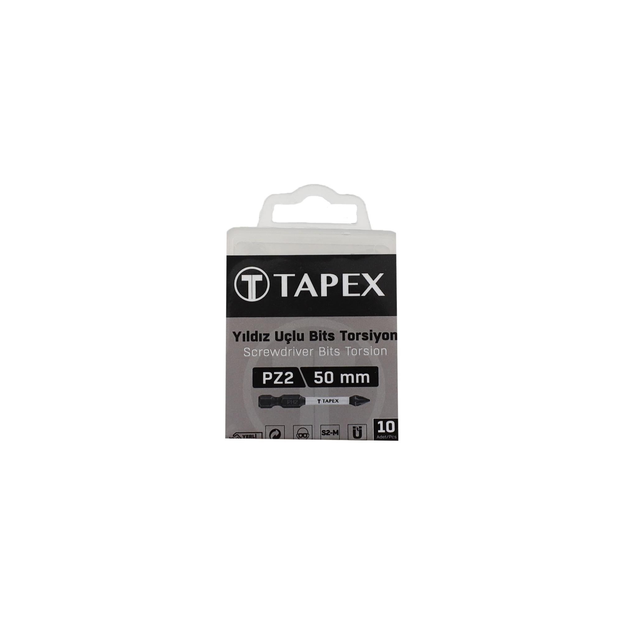 TAPEX TORSİYON BİTS UÇ PZ2 50 MM