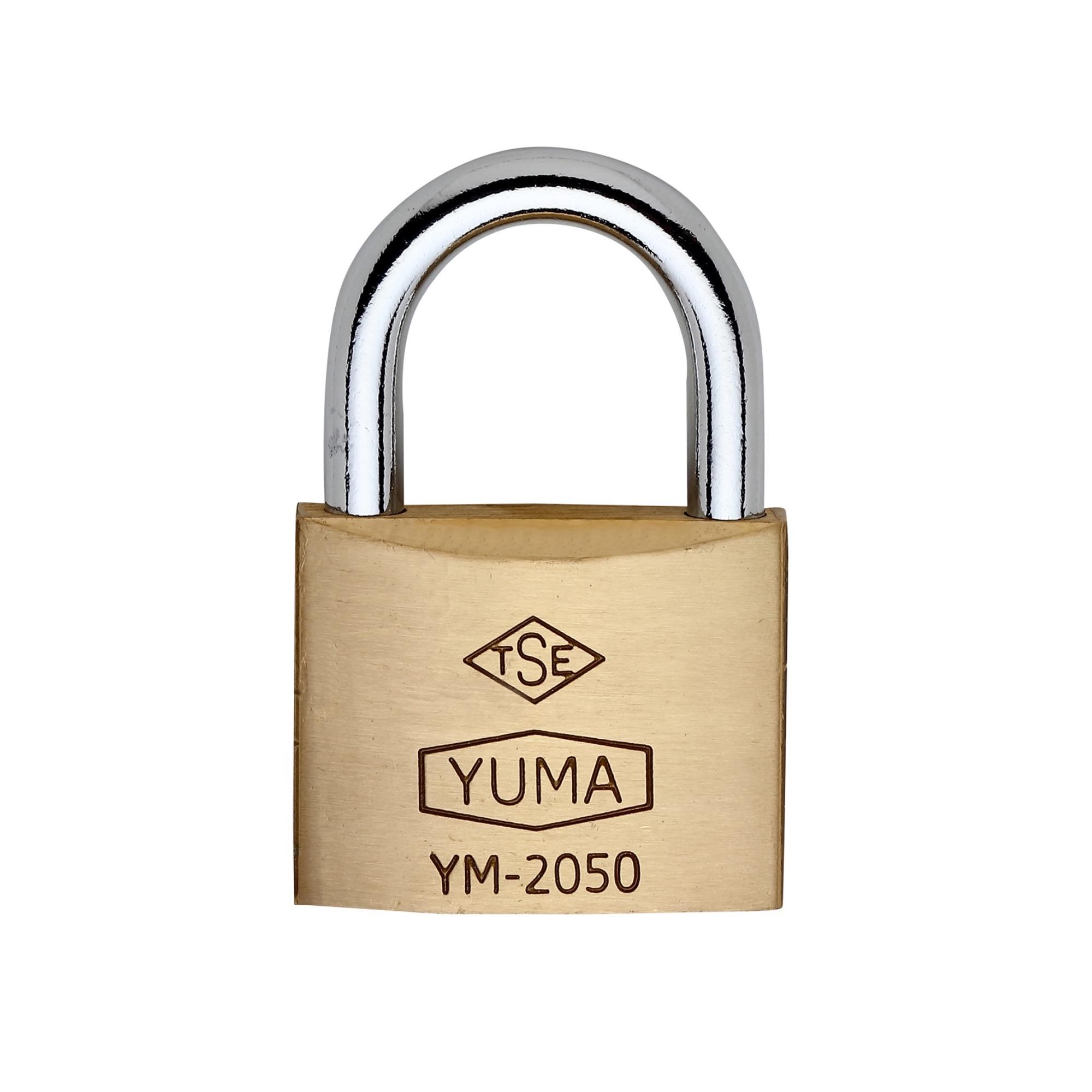 YUMA PİRİNÇ ASMA KİLİT 50 MM YM-2050