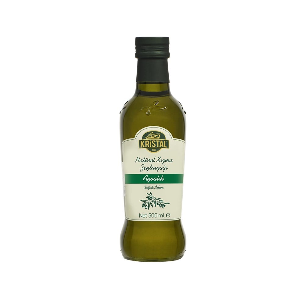 Ayvalık Natürel Sızma Zeytinyağı 500 ml Cam Şişe
