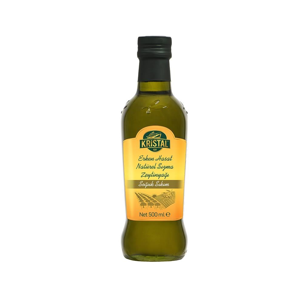 Erken Hasat Natürel Sızma Zeytinyağı 500 ml Cam Şişe