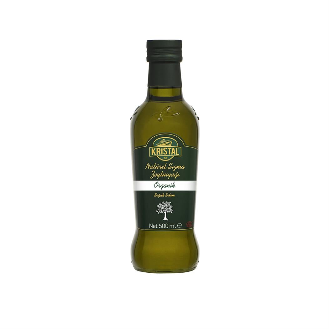 Organik Natürel Sızma Zeytinyağı 500 ml Cam Şişe
