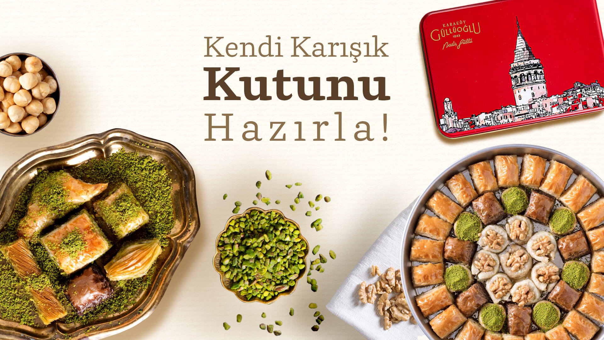 size özel karışık kutunu hazırla