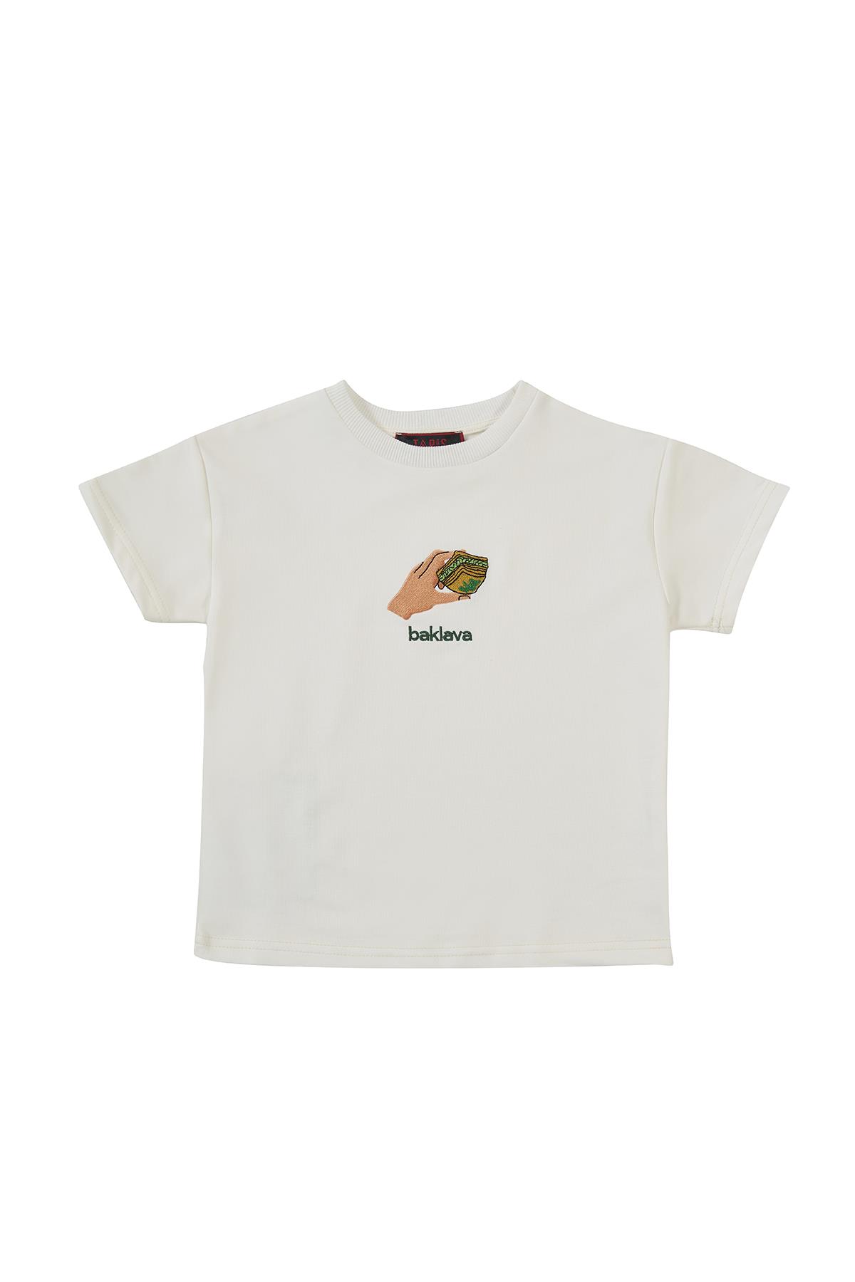 Karaköy Güllüoğlu X TAPIS Beyaz Çocuk T-Shirt