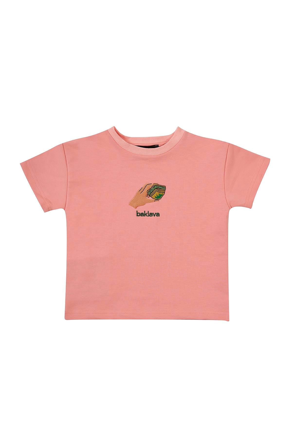 Karaköy Güllüoğlu X TAPIS Pembe Çocuk T-Shirt