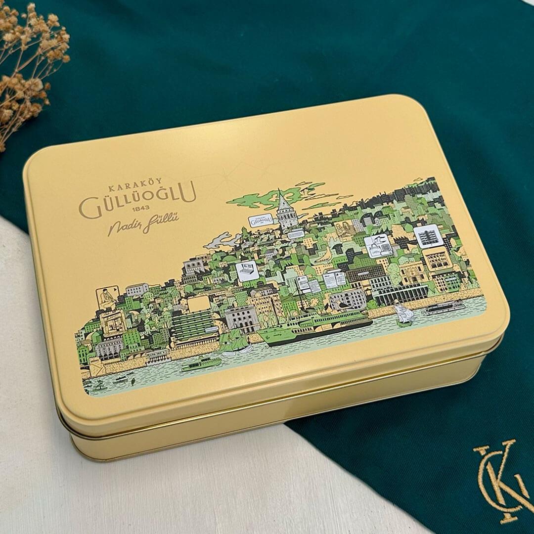Metal Kutuda Karışık Baklava 500 Gr.