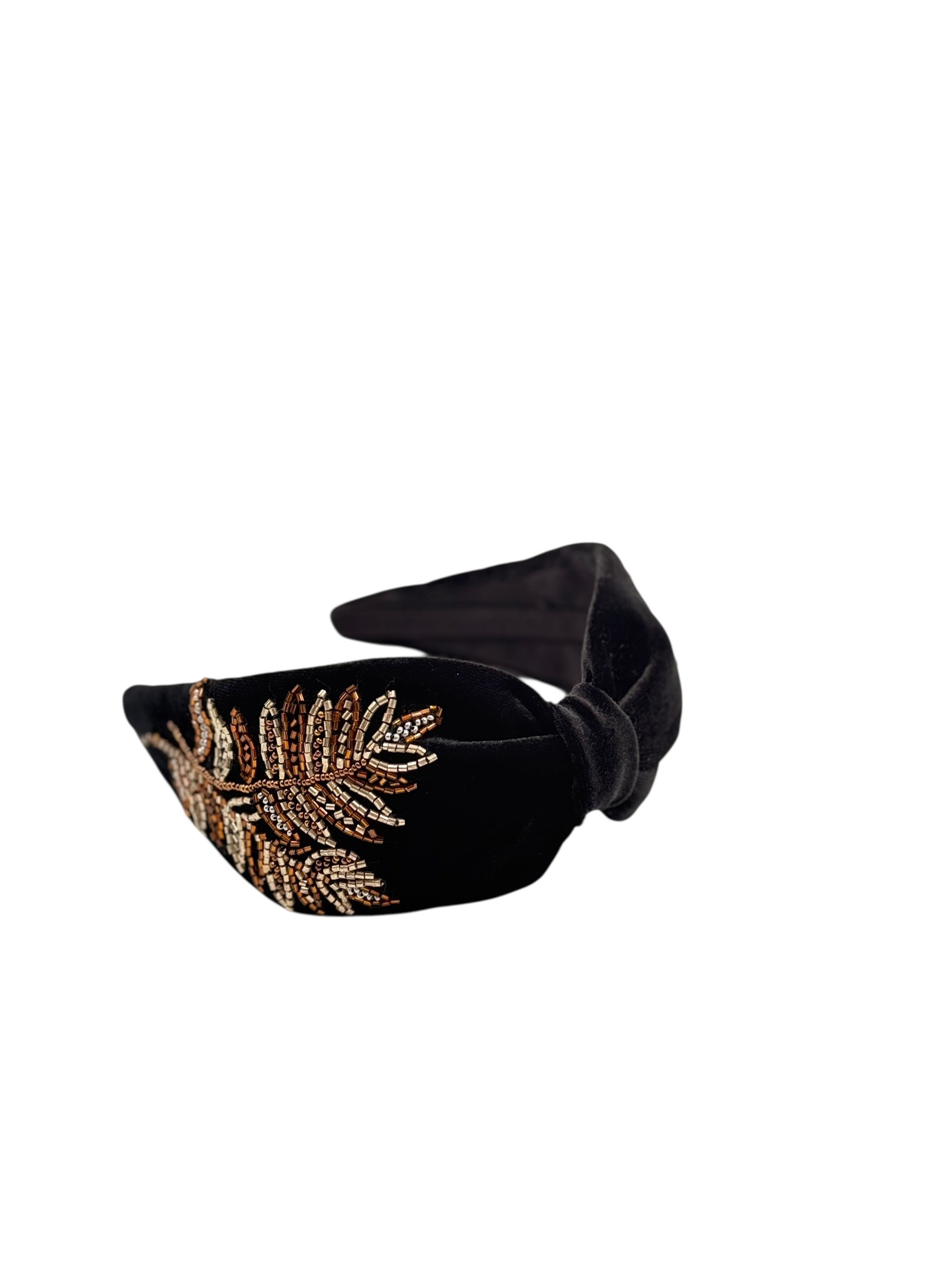 FRUNZE MODEL SİYAH KADİFE TAÇ FR01