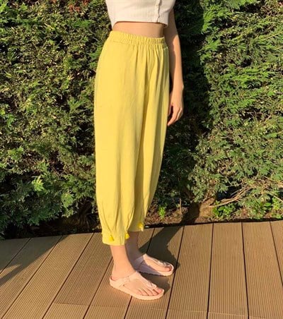 NEON SARI YEŞİL YAZLIK PANTOLON PNT03