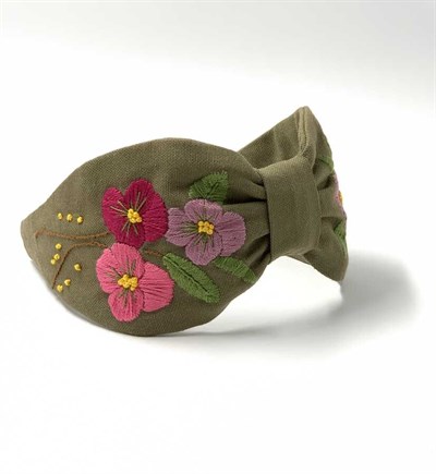 MENEKŞE NAKIŞLI HAKİ YEŞİL TAÇ MN02