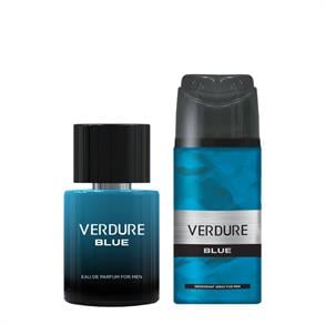 Verdure Blue Erkek Parfüm 100 ml + Deodorant 150 ml 2li Set
