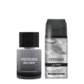 Verdure Silver Erkek Parfüm 100 ml + Deodorant 150 ml 2li Set