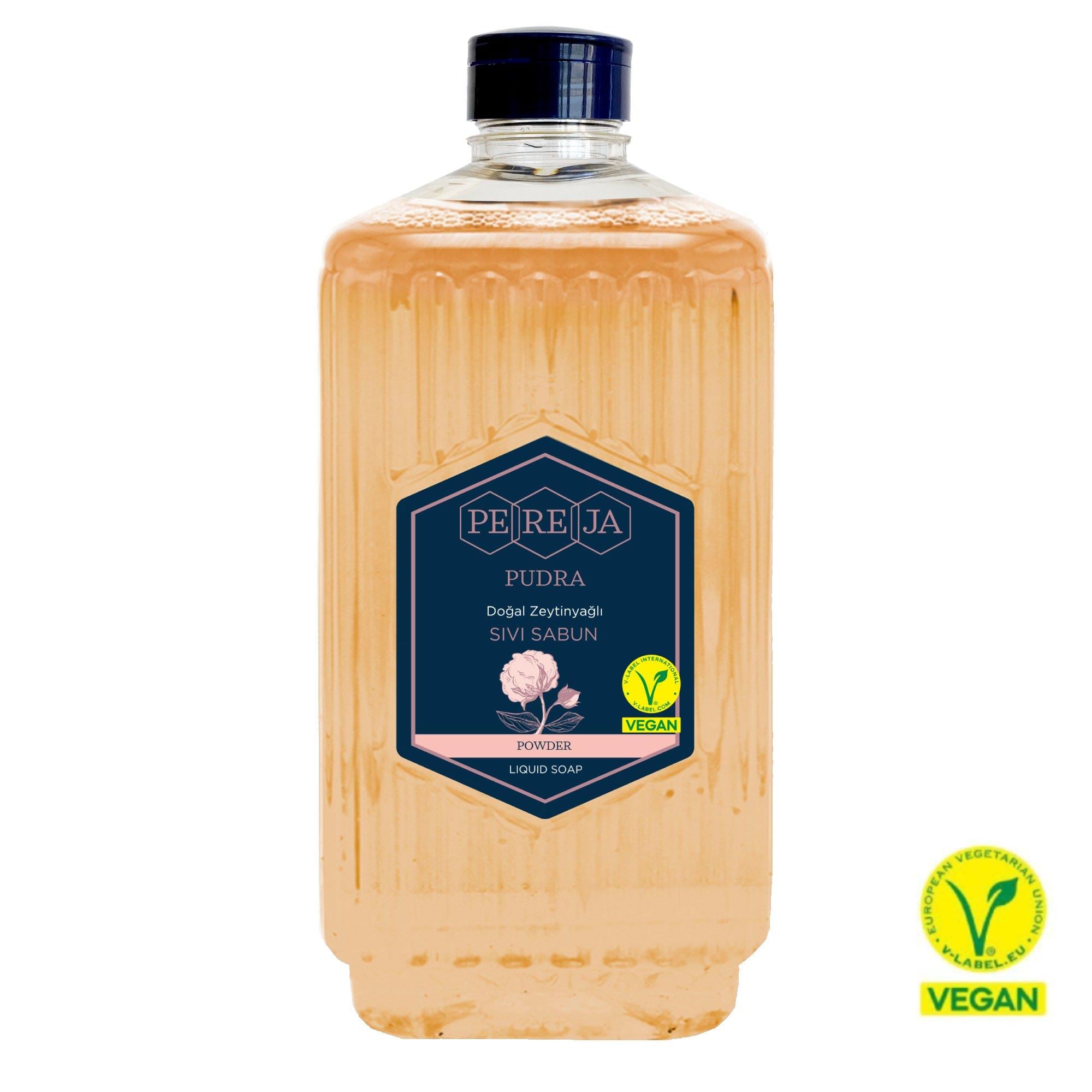 Pudra Doğal Zeytinyağlı Sıvı Sabun 1500 ml - Pereja