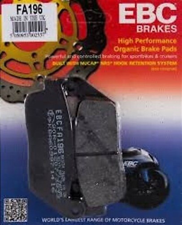 EBC BrakesFren EkipmalarıFA196 EBC Brakes Fren Balatası