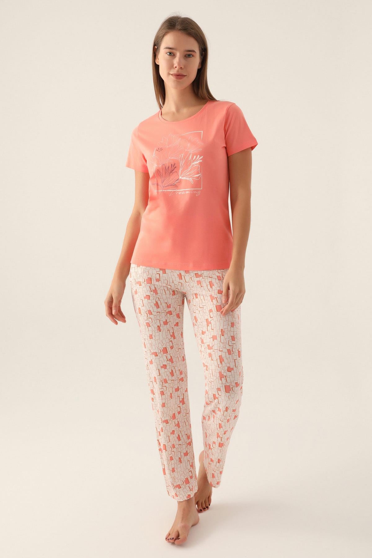 Arnetta Somon Pijama Takımı