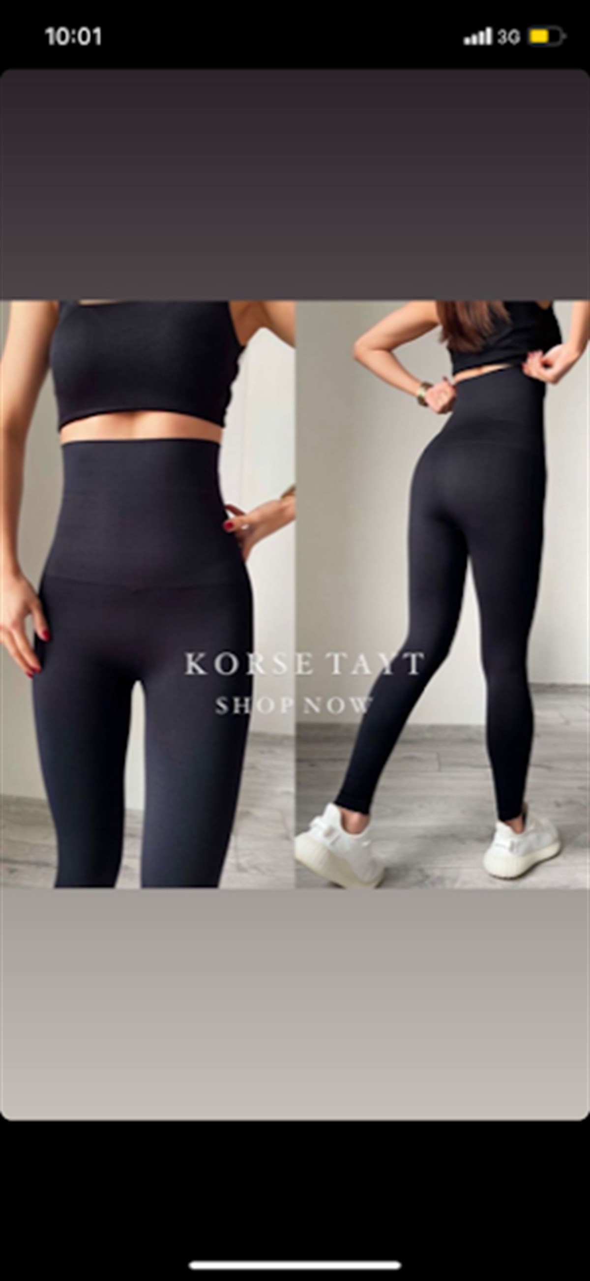 Belly Bandit Korse Tayt Siyah