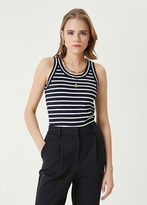 BYMN Çizgili Siyah Atlet