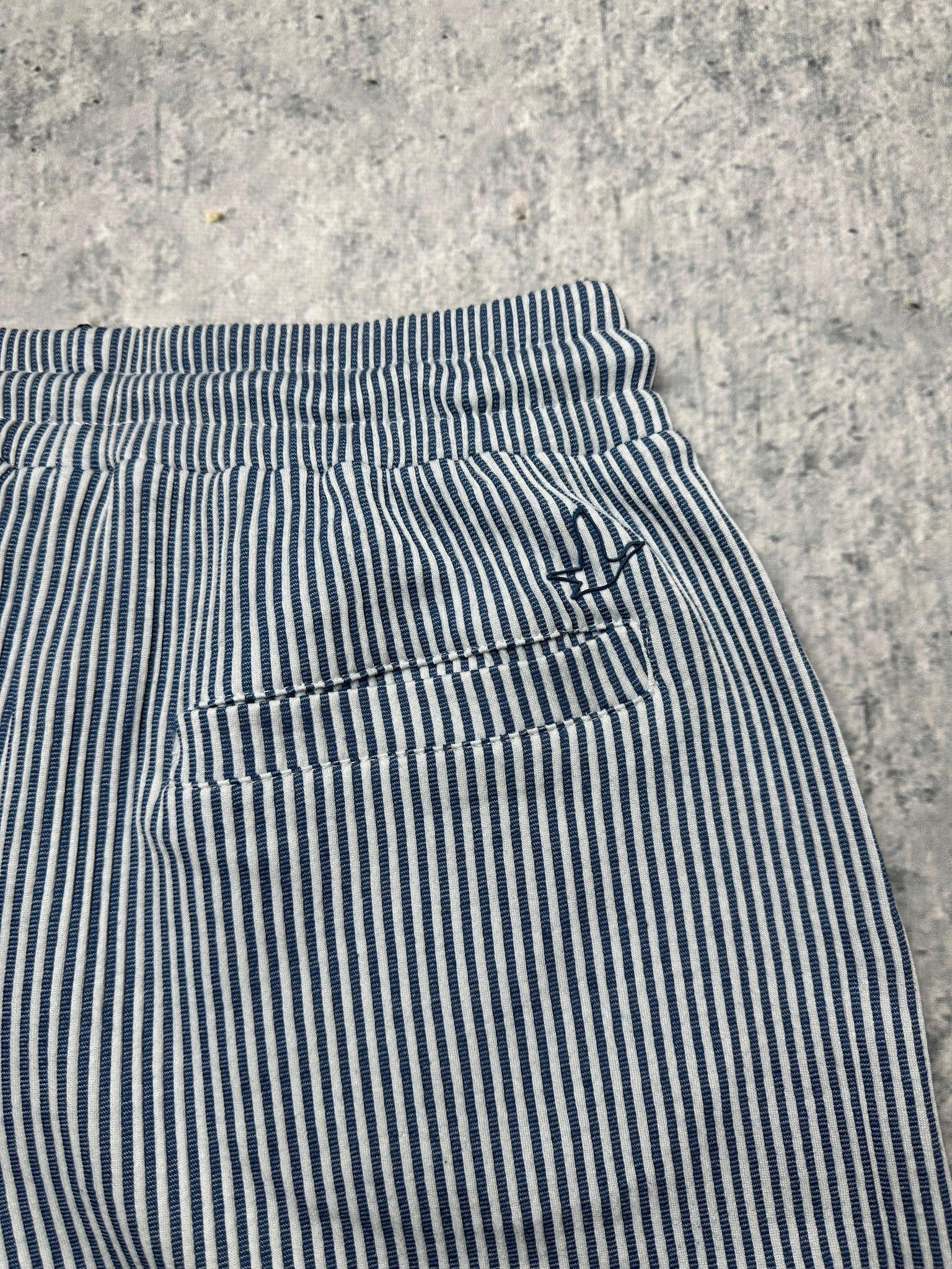 BYMN Lacivert Çizgili Şort