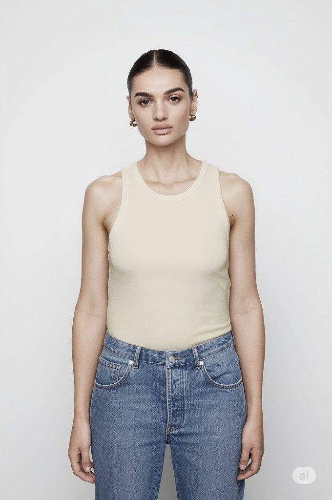 Camilla Ekru Basic Atlet