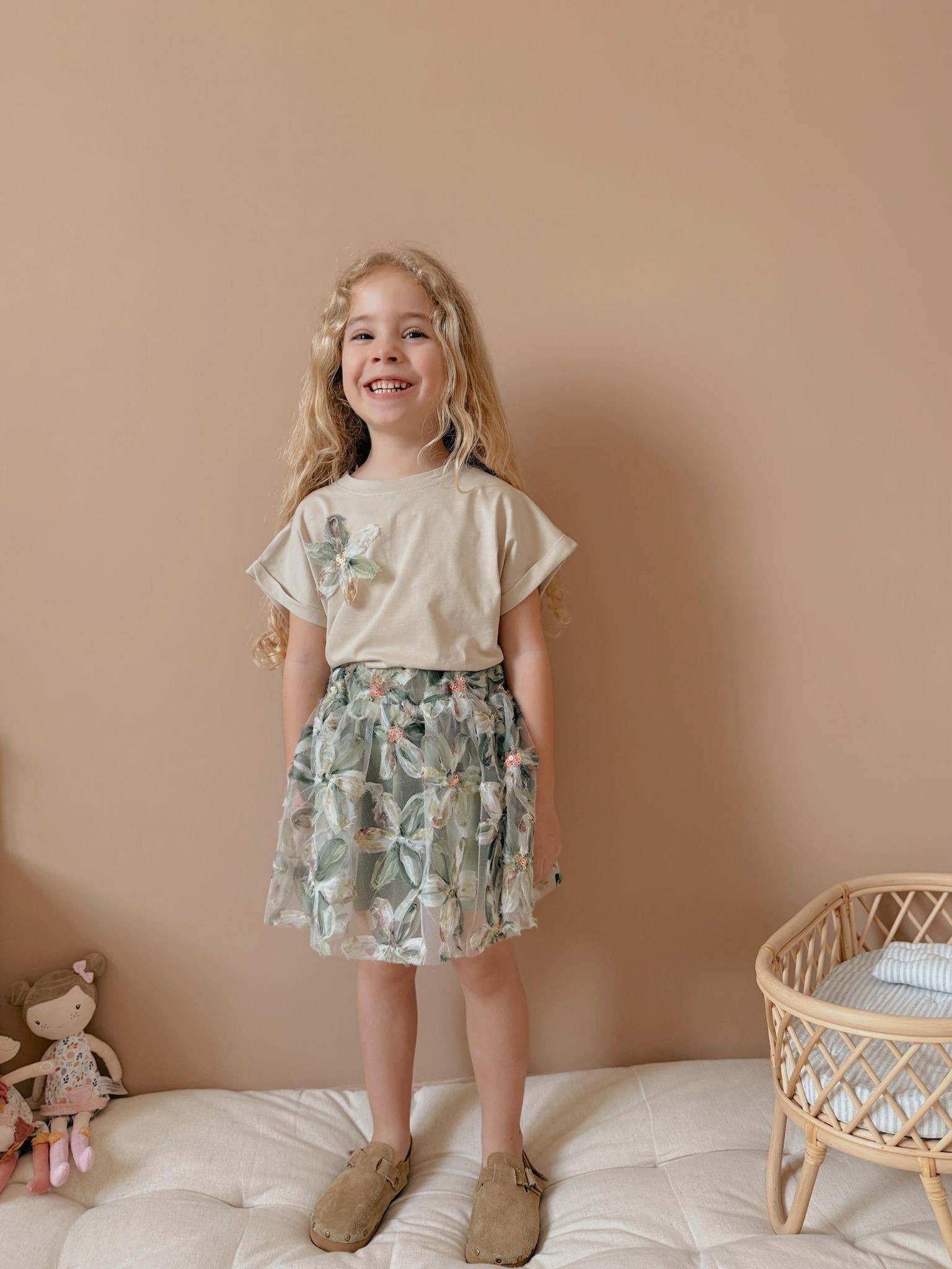 Çiçekli Yeşil Takım