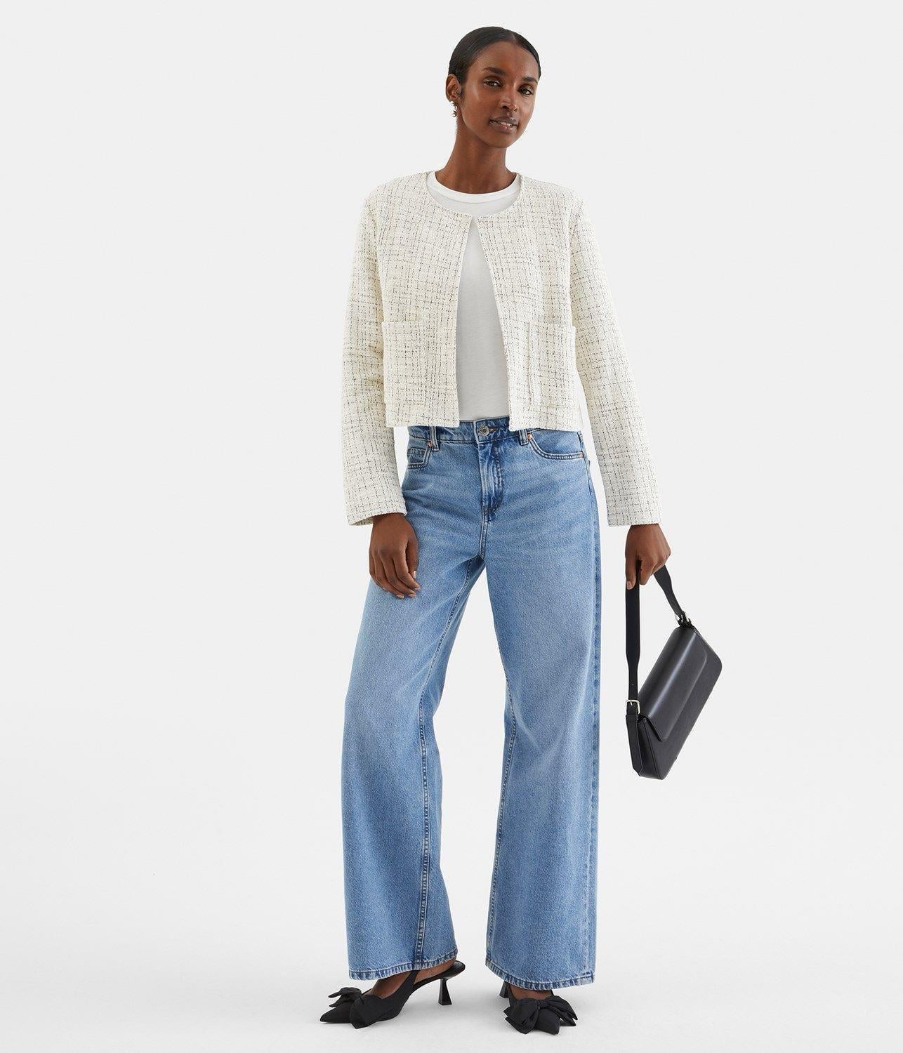 Kapphl Tüvit Geniş Kalıp Ceket