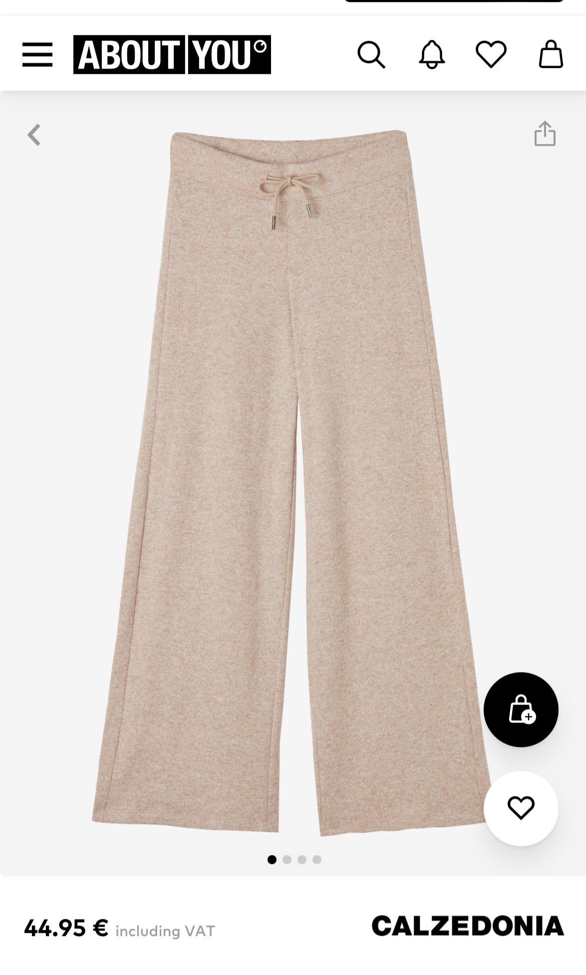 Kaşmir Kumaş Bej Pantolon