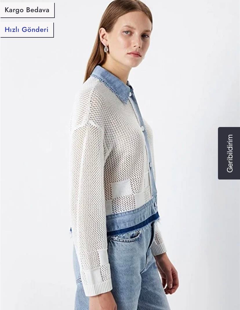 Kot Detaylı Tasarım Ceket