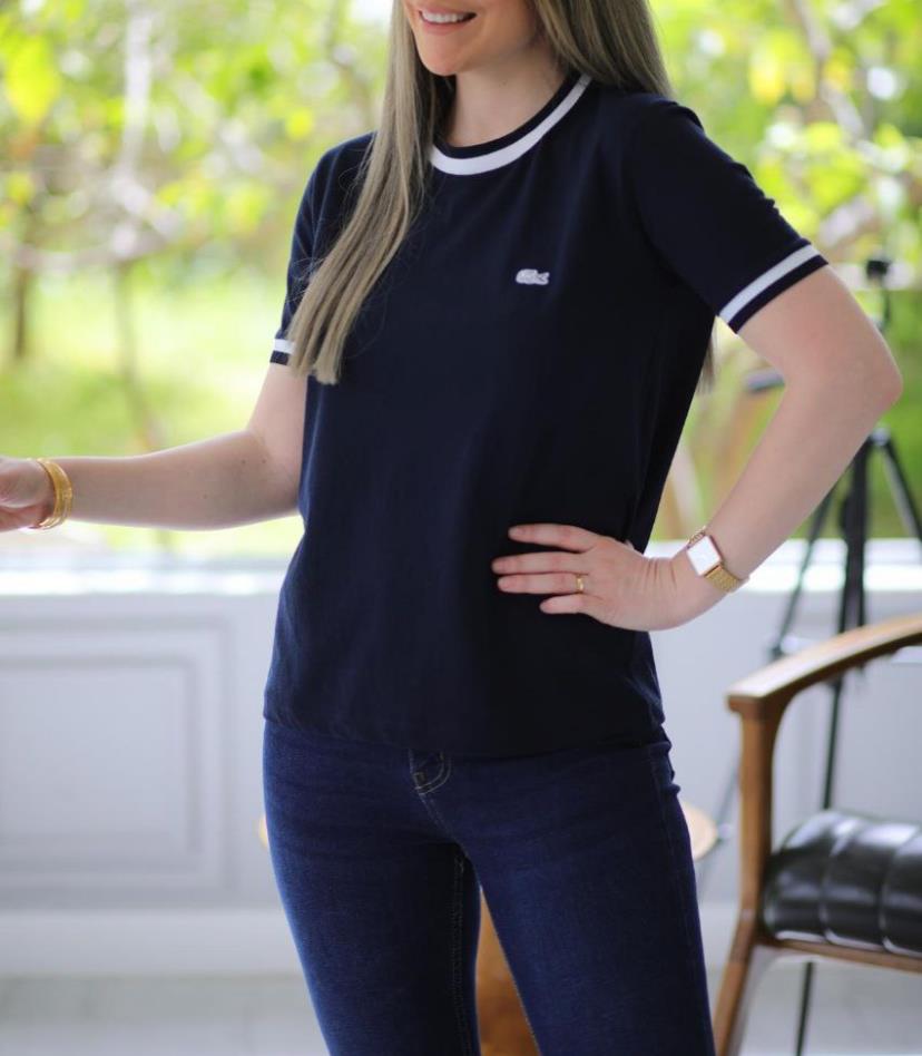 LCST Lacivert Basic Tişört