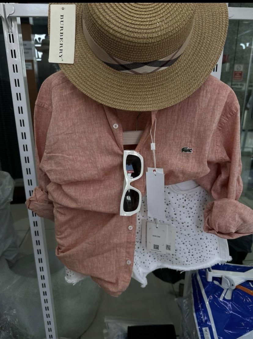 LCST Unisex Somon Keten Gömlek