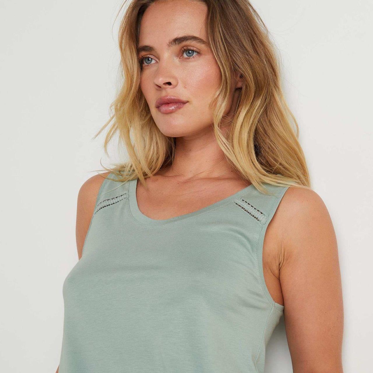 Mint Viskon Pijama Takımı