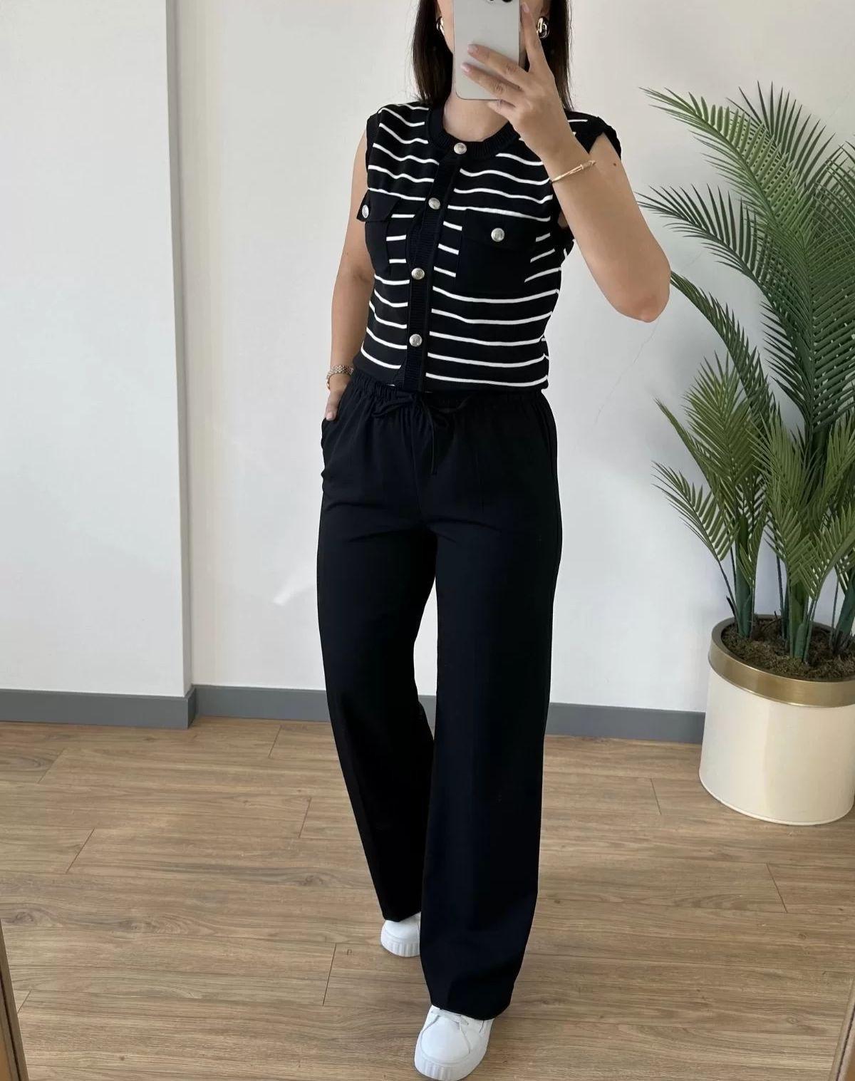 MNG Model Dokuma Viskon Pantolon