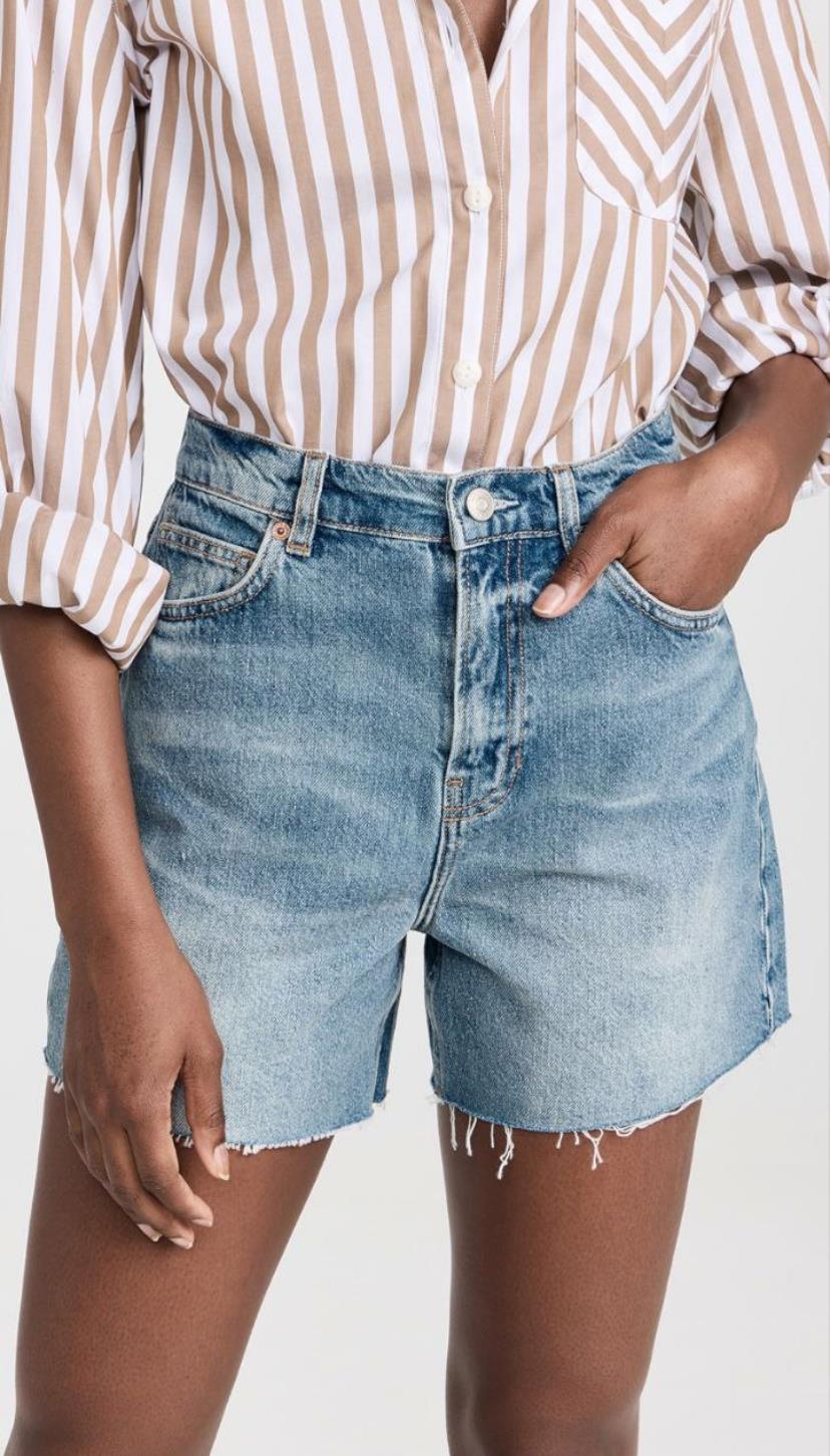 Reformation Yüksek Bel Kot Şort