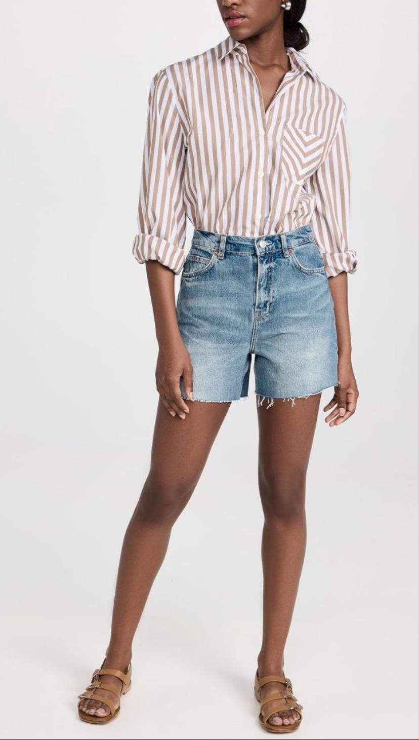 Reformation Yüksek Bel Kot Şort