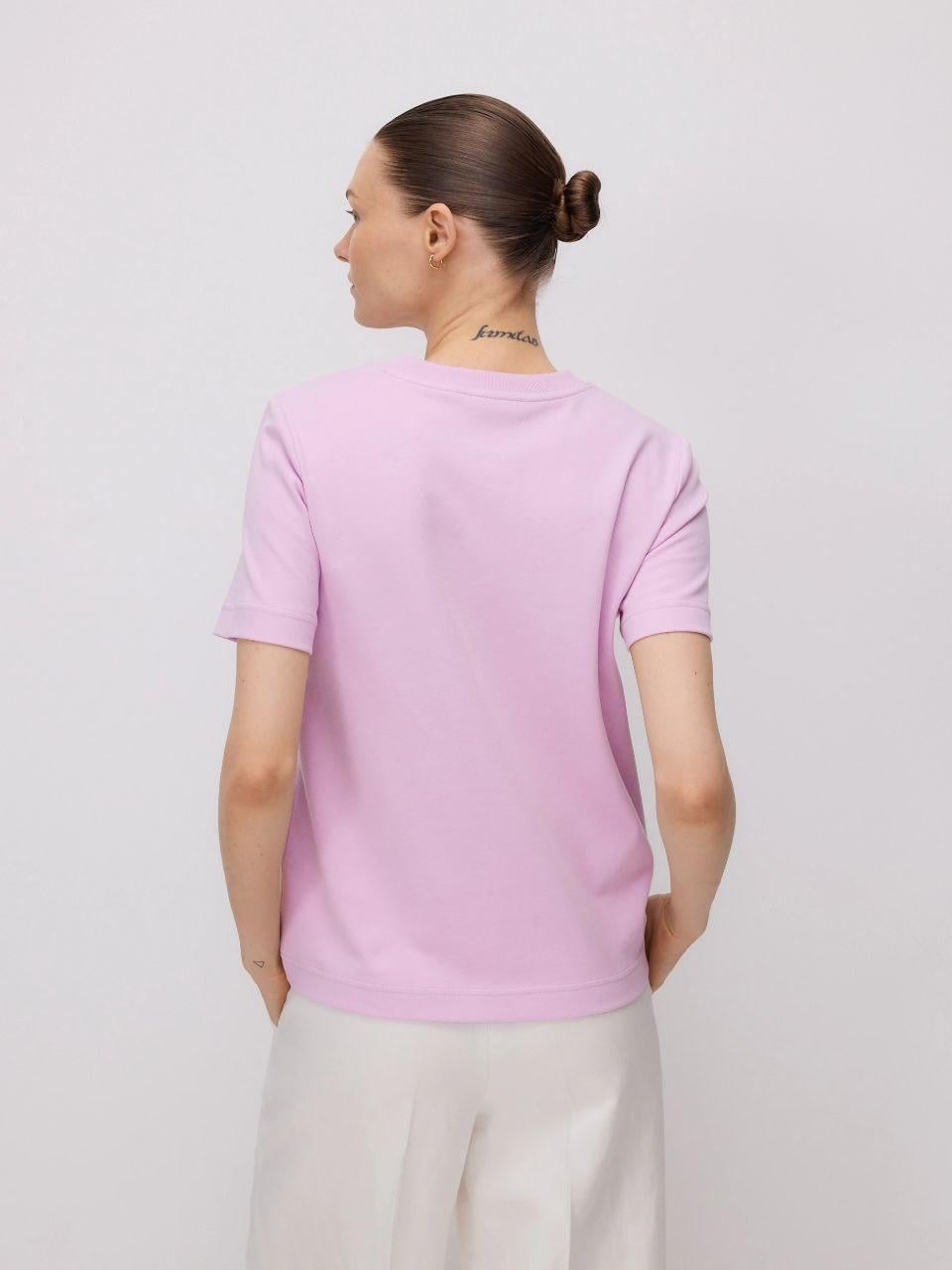 Reserved Pembe Basic Tişört