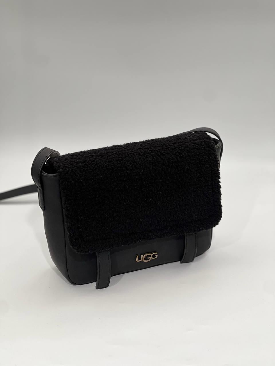 Ugg Teddy Detaylı Siyah Çanta