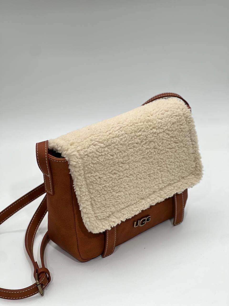 Ugg Teddy Detaylı Taba Çanta