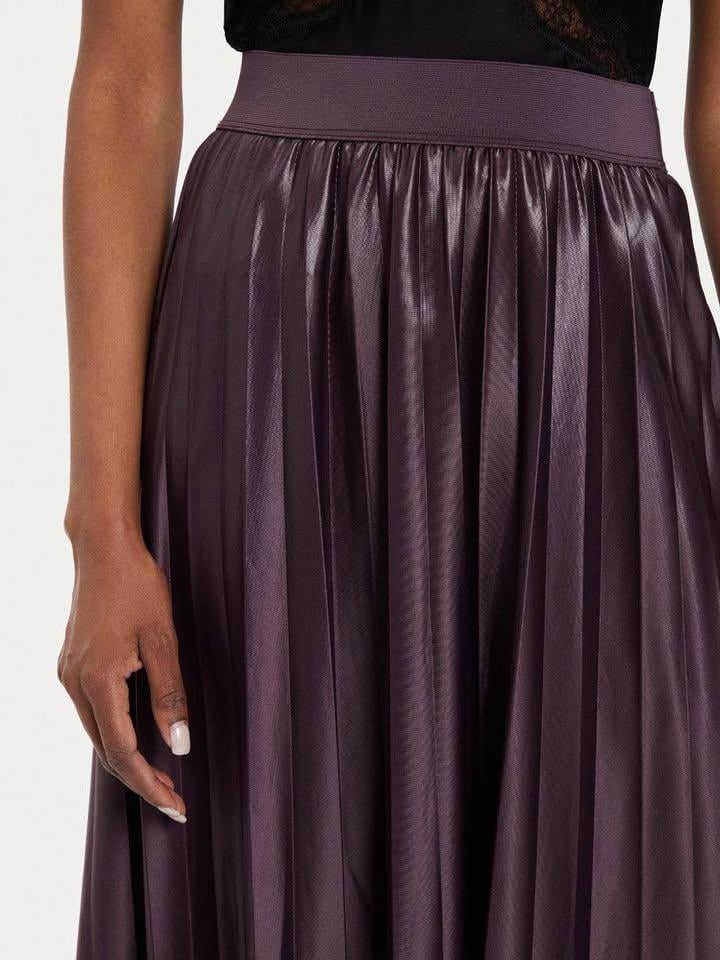 Villa Mint Bordo Maxi Etek