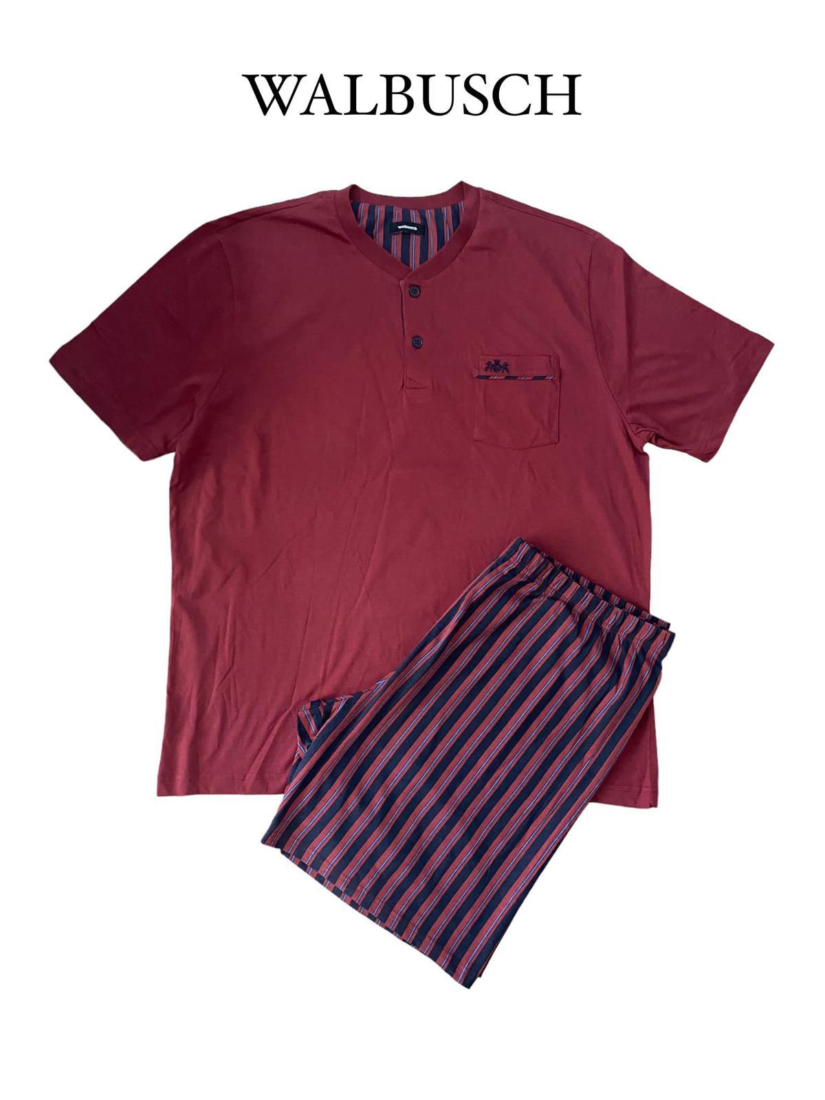 Walbusch Bordo Pijama Takımı
