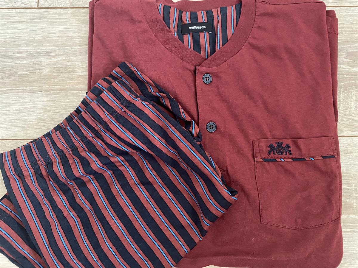 Walbusch Bordo Pijama Takımı